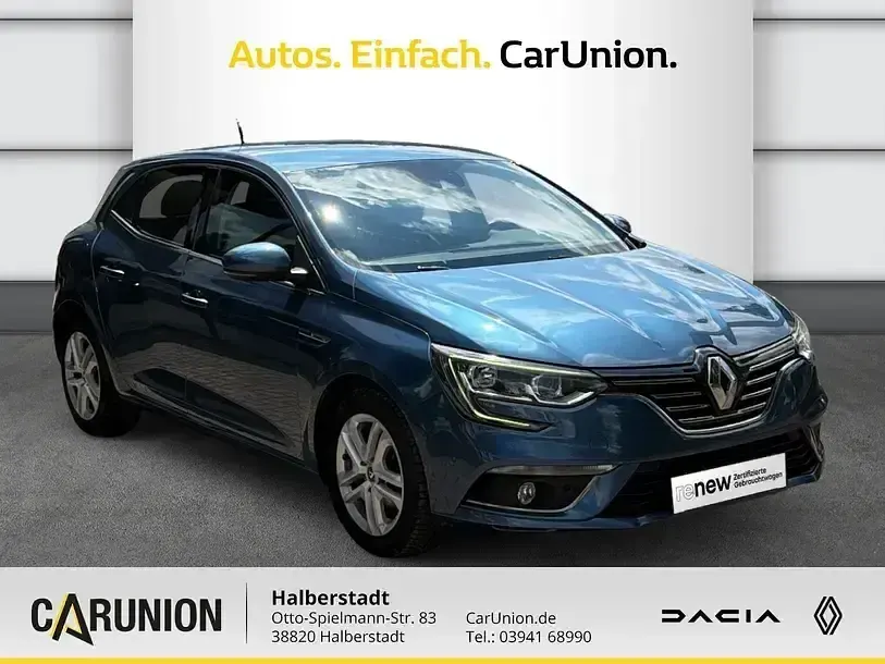 Gebraucht Renault Mégane IV Intens 130 PS (95 kW) 2017 Gletscherblau Limousine
