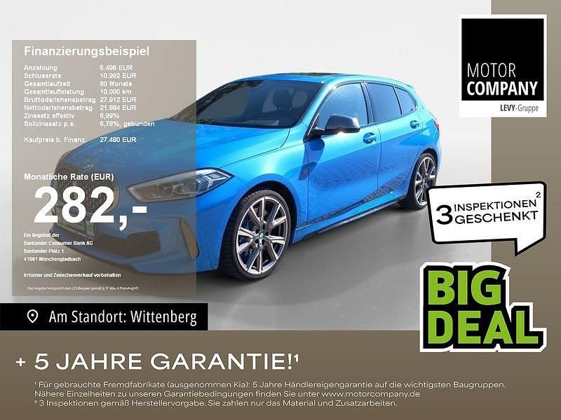 Blau Gebraucht 2019 BMW M135 Performance Kleinwagen | 26.790 € (Superpreis) - Bild 1/4