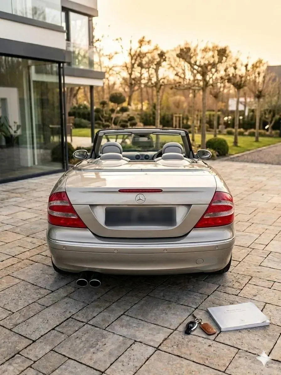 Gebraucht Mercedes CLK240 170 PS (125 kW) 2004 Silber Cabrio