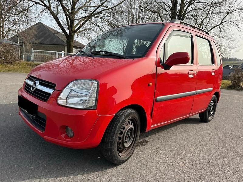 Gebraucht Opel Agila 60 PS (44 kW) 2003 Rot Van / Kleinbus