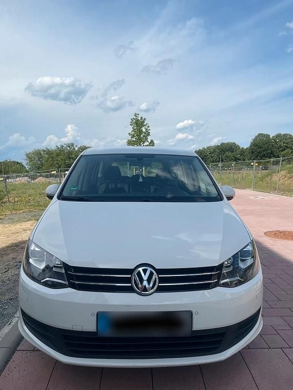 Gebraucht VW Sharan 115 PS (84 kW) 2013 Weiß Van / Kleinbus