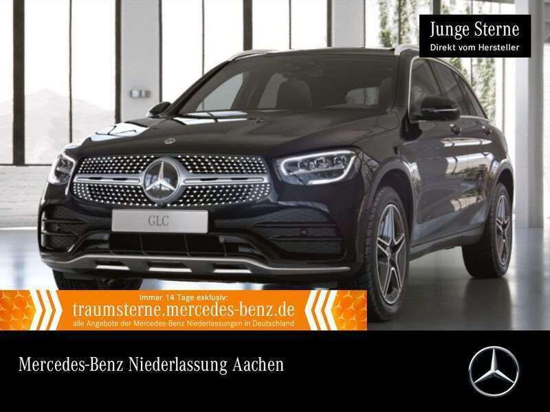 Schwarz Gebraucht 2022 Mercedes GLC300e AMG SUV | 42.890 € (Teuer) - Bild 1/3