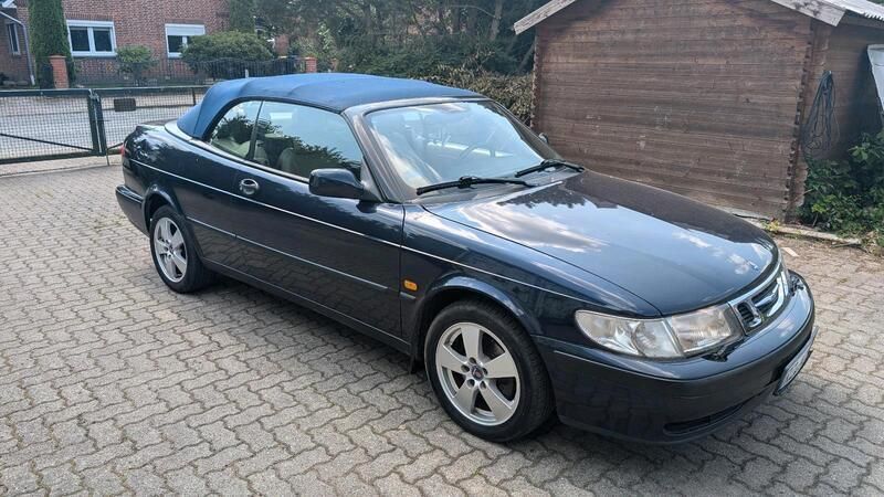 Blau Gebraucht 2000 Saab 9-3 Cabriolet Cabrio | 1.250 € (Fairer Preis) - Bild 1/4