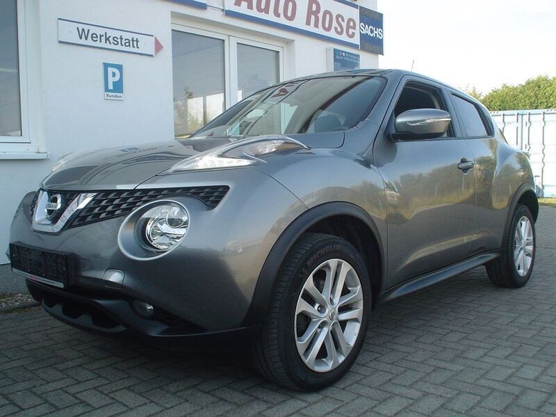 Grau Gebraucht 2016 Nissan Juke Acenta SUV | 9.950 € (Fairer Preis) - Bild 1/4
