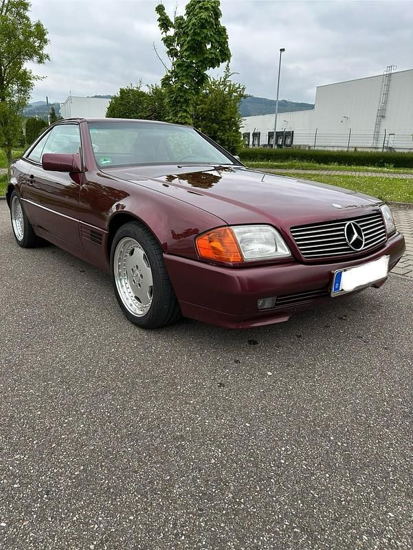 Rot Gebraucht 1993 Mercedes SL320 AMG Cabrio | 19.950 € - Bild 1/4