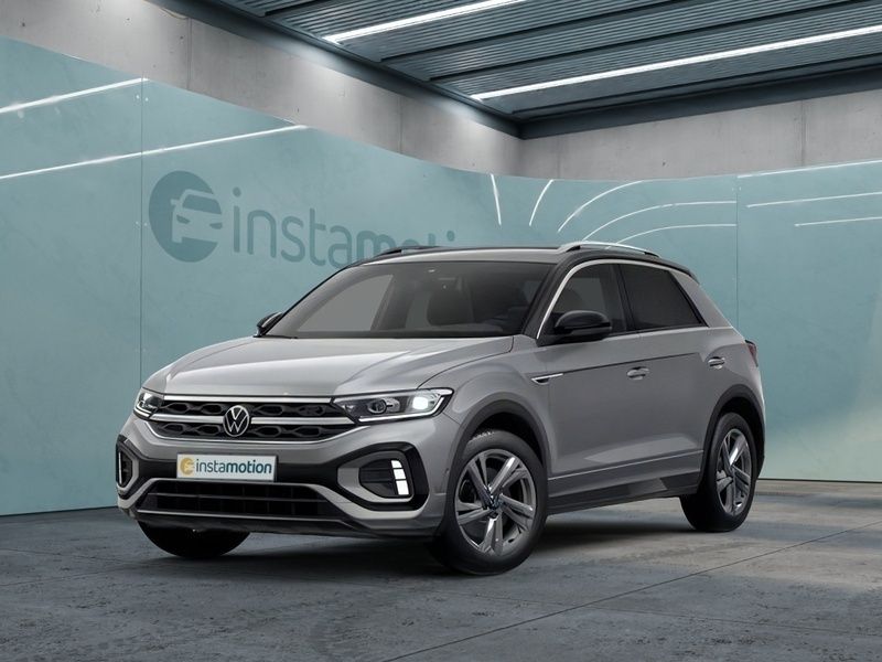 Grau Gebraucht 2024 VW T-Roc R-line SUV | 33.390 € (Fairer Preis) - Bild 1/3