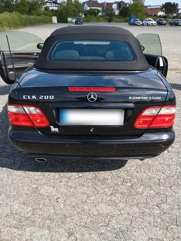 Gebraucht Mercedes CLK200 Elegance 163 PS (119 kW) 2000 Schwarz Cabrio