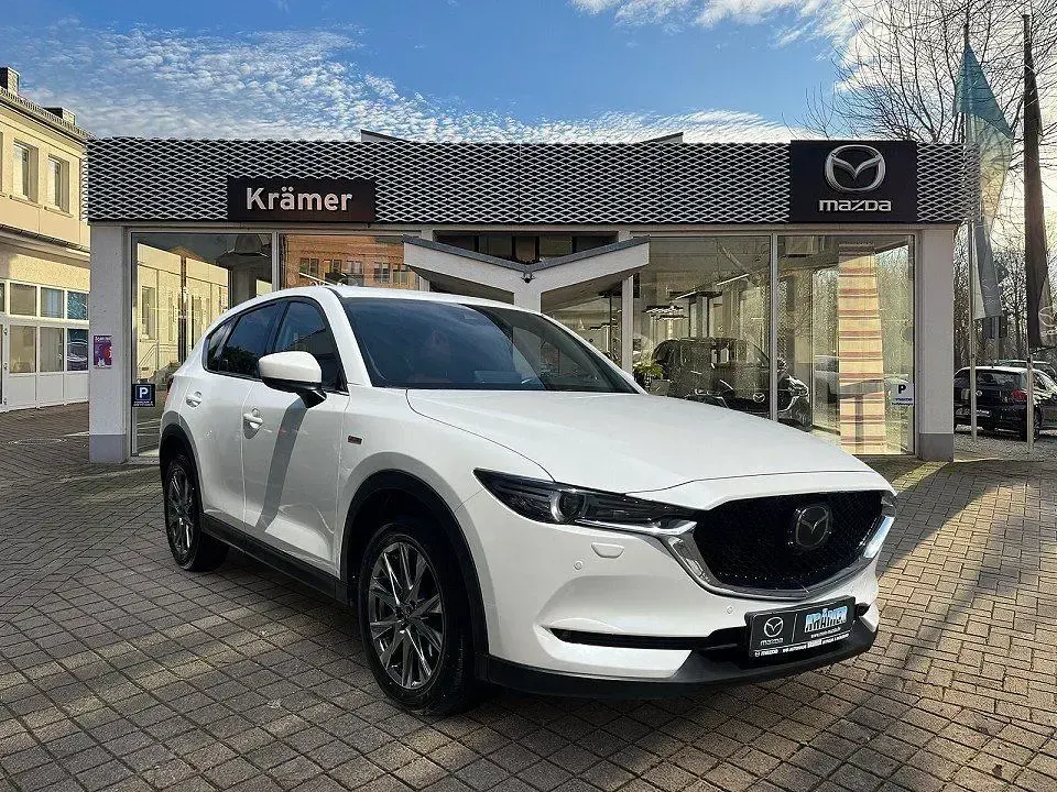 Gebraucht Mazda CX-5 Edition 184 PS (135 kW) 2021 Weiß SUV