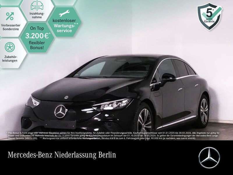 Schwarz Gebraucht 2024 Mercedes EQE350 Advanced Plus Limousine | 45.990 € (Superpreis) - Bild 1/3