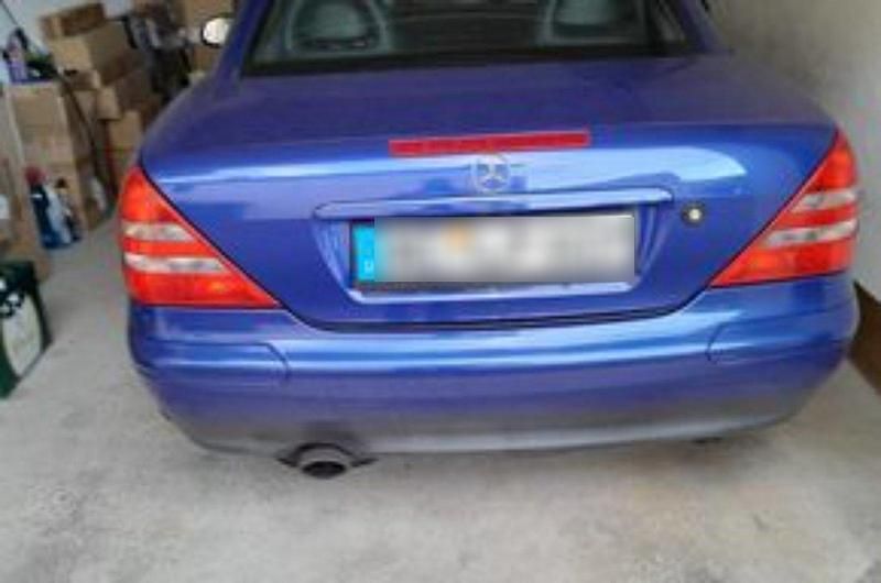 Blau Gebraucht 1998 Mercedes SLK230 Cabrio | 1.290 € (Guter Preis) - Bild 1/4