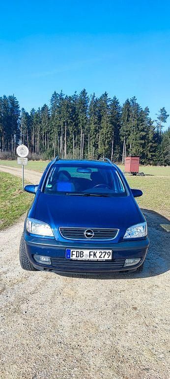 Gebraucht Opel Zafira 125 PS (91 kW) 2001 Blau Van / Kleinbus