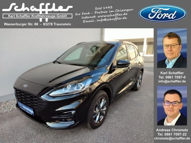 Obsidianschwarz metallic Gebraucht 2022 Ford Kuga ST-Line X SUV | 29.990 € (Teuer) - Bild 1/4