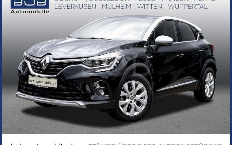 Zweifarbig: blackpe (schwarz) Gebraucht 2021 Renault Captur Intens SUV | 19.555 € (Fairer Preis) - Bild 1/3