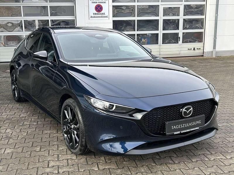 Neu Mazda 3 Homura-Line 140 PS (102 kW) 2025 Deep crystal blue Limousine
