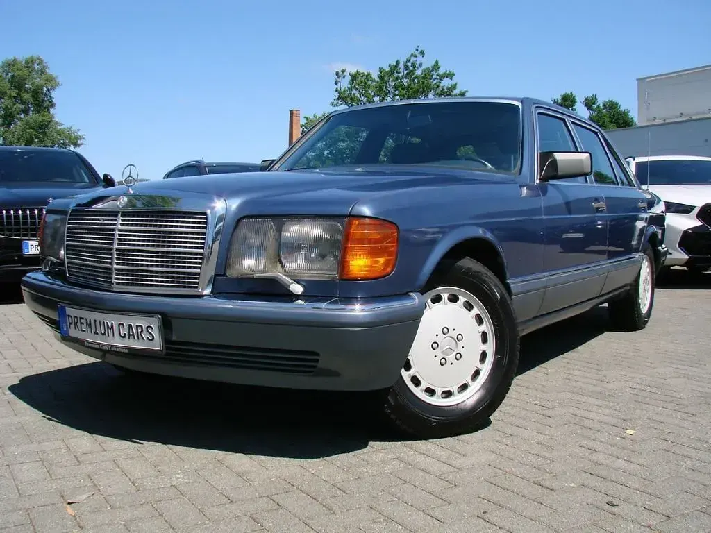 Gebraucht Mercedes S560 279 PS (205 kW) 1991 Nautik blau (metallic) Limousine