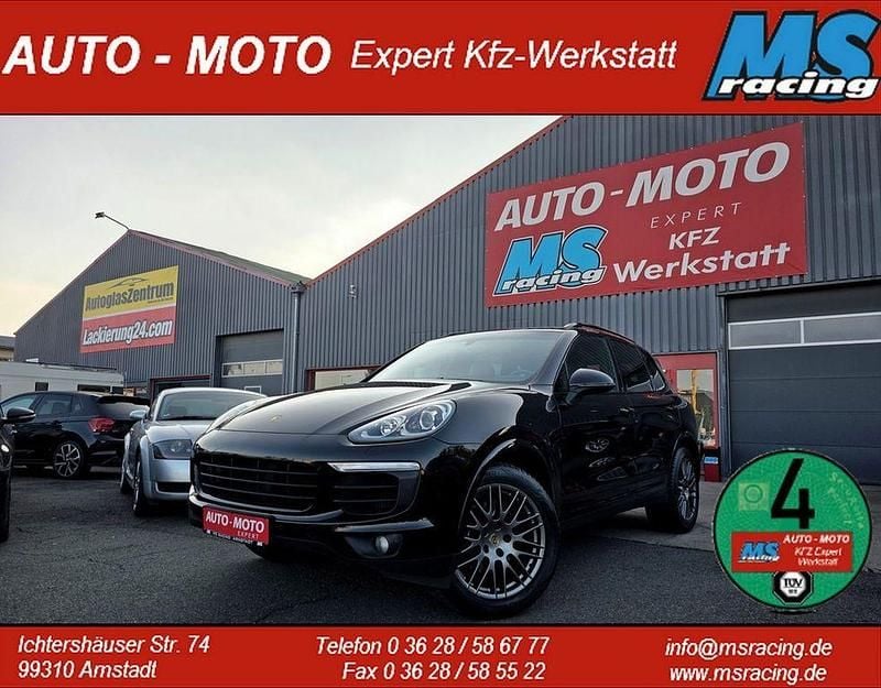 Schwarz Gebraucht 2017 Porsche Cayenne Platinum Edition SUV | 25.555 € (Fairer Preis) - Bild 1/4