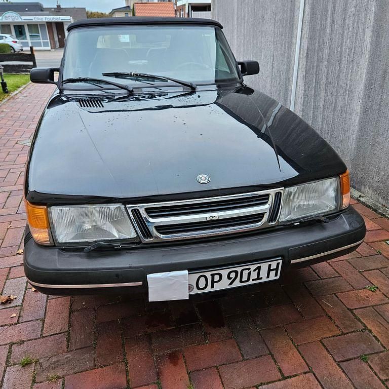 Schwarz Gebraucht 1990 Saab 900 Cabriolet Cabrio | 5.500 € - Bild 1/4