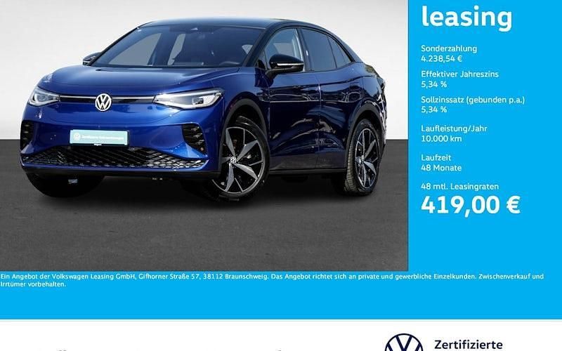 Blau Gebraucht 2024 VW ID.5 GTX SUV | 49.304 € (Teuer) - Bild 1/4