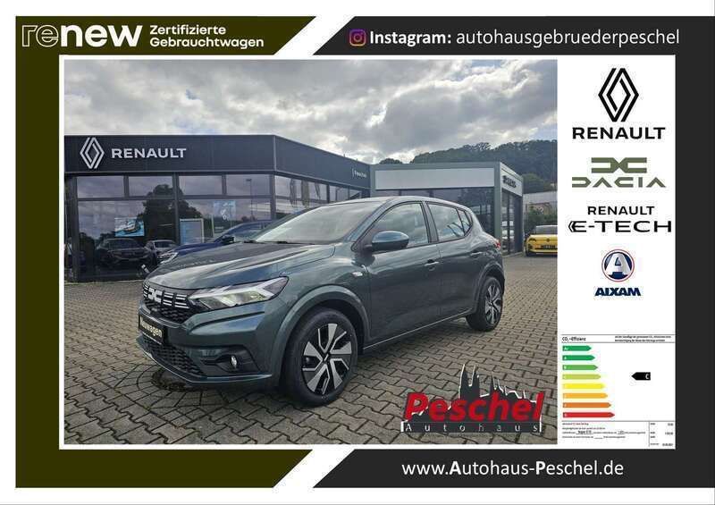 Oxidgrün Neu 2025 Dacia Sandero Expression Kleinwagen | 17.200 € (Fairer Preis) - Bild 1/4