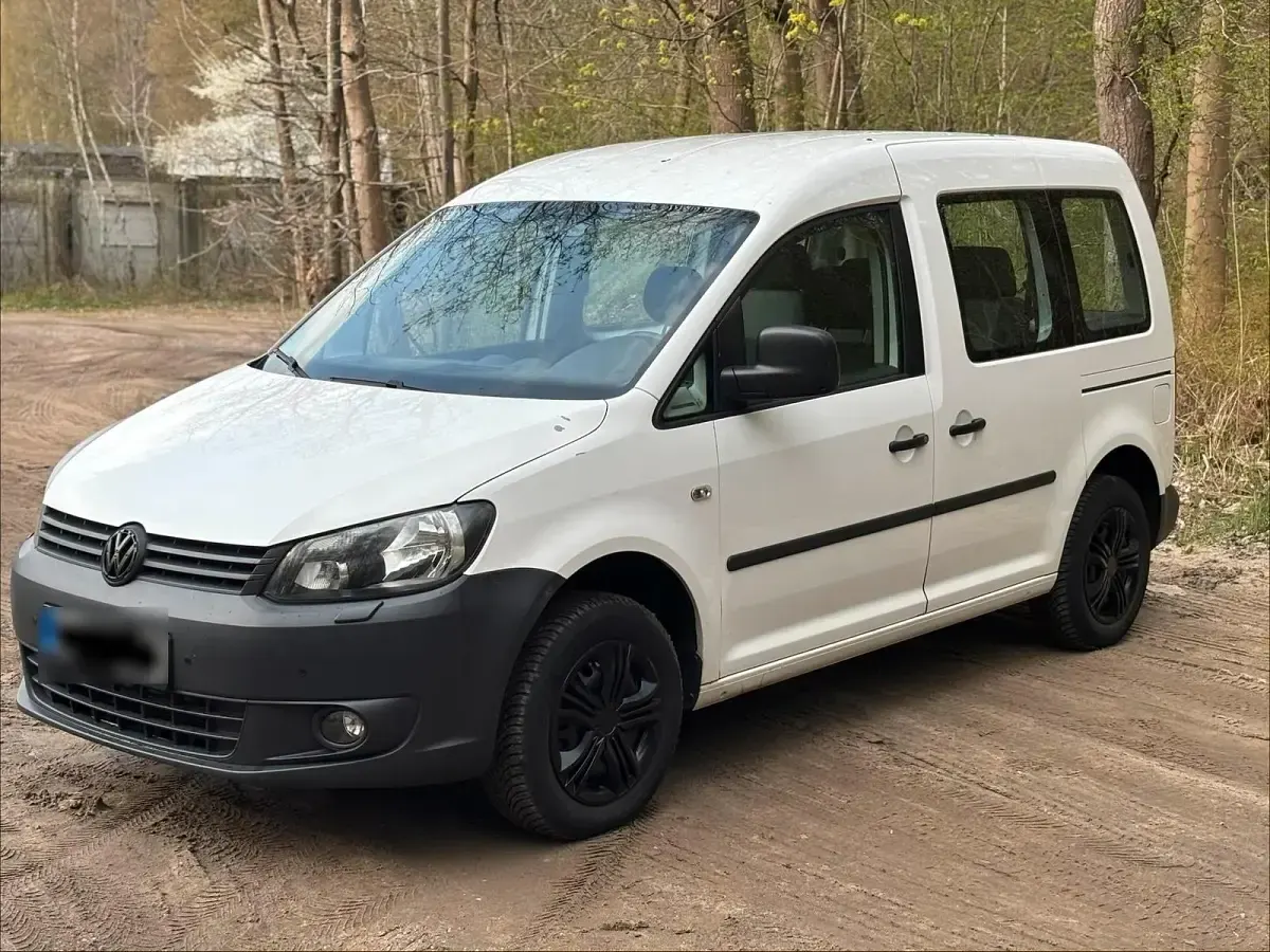 Gebraucht VW Caddy 75 PS (55 kW) 2014 Weiß Van / Kleinbus