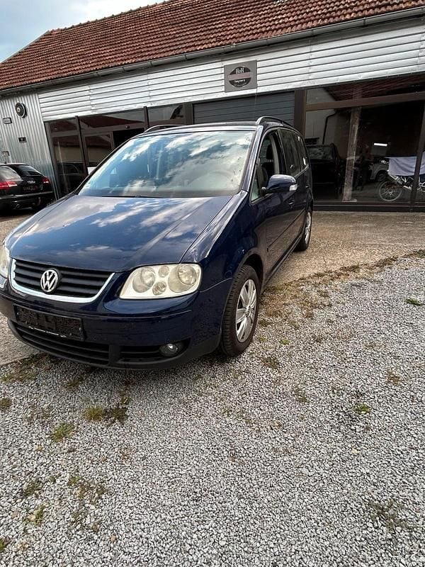 Gebraucht VW Touran 105 PS (77 kW) 2005 Blau Van / Kleinbus