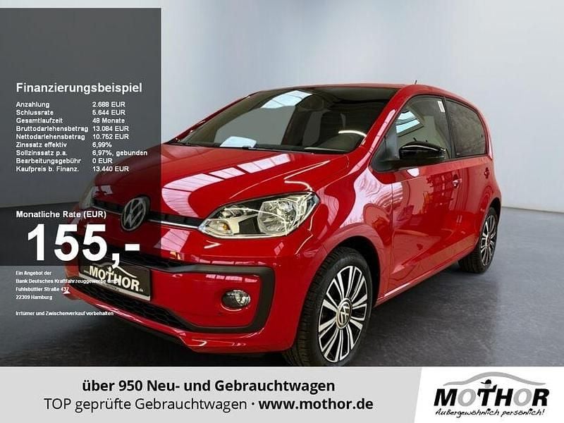 Gebraucht VW up! United 110 PS (80 kW) 2020 Tornadorot Kleinwagen
