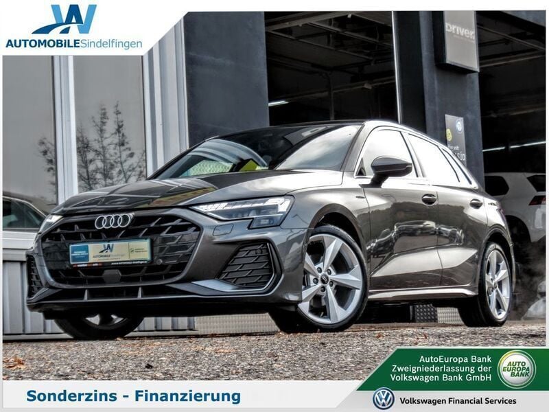 Grau Neu 2025 Audi A3 S-Line Limousine | 36.900 € (Superpreis) - Bild 1/4