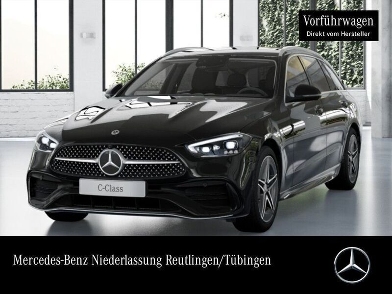 Unilack schwarz Gebraucht 2024 Mercedes C300e AMG Kombi | 48.490 € (Fairer Preis) - Bild 1/4