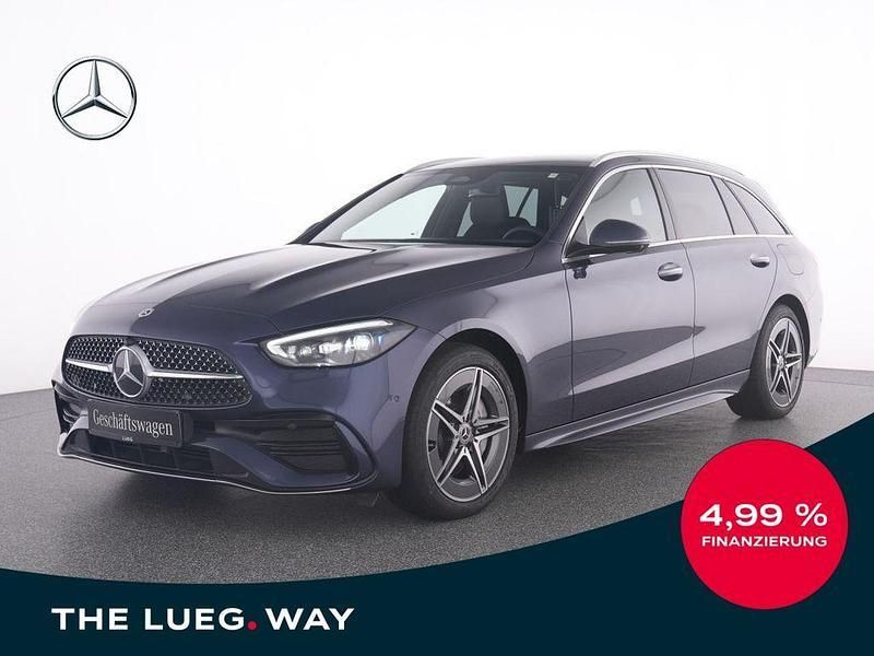 Blau metalliclack sodalithblau Gebraucht 2025 Mercedes C300e AMG Kombi | 49.980 € (Guter Preis) - Bild 1/4