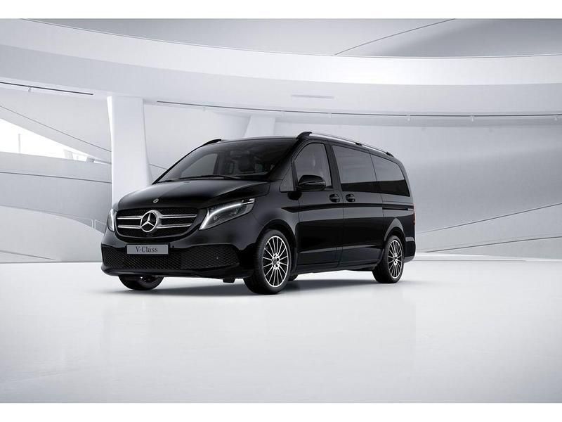 Schwarz Gebraucht 2022 Mercedes V250 Edition Van / Kleinbus | 51.877 € (Etwas zu teuer) - Bild 1/4