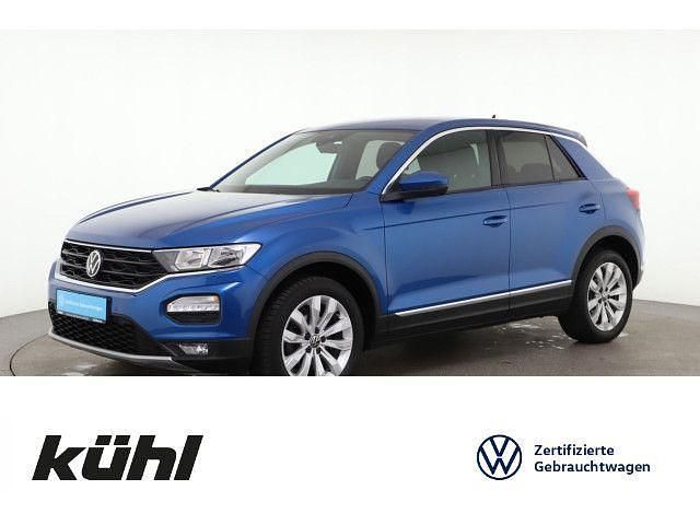 Blau Gebraucht 2021 VW T-Roc Sport SUV | 20.280 € (Guter Preis) - Bild 1/4