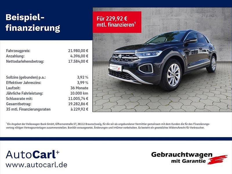 Deep black perleffekt Gebraucht 2022 VW T-Roc Style SUV | 21.980 € (Fairer Preis) - Bild 1/4