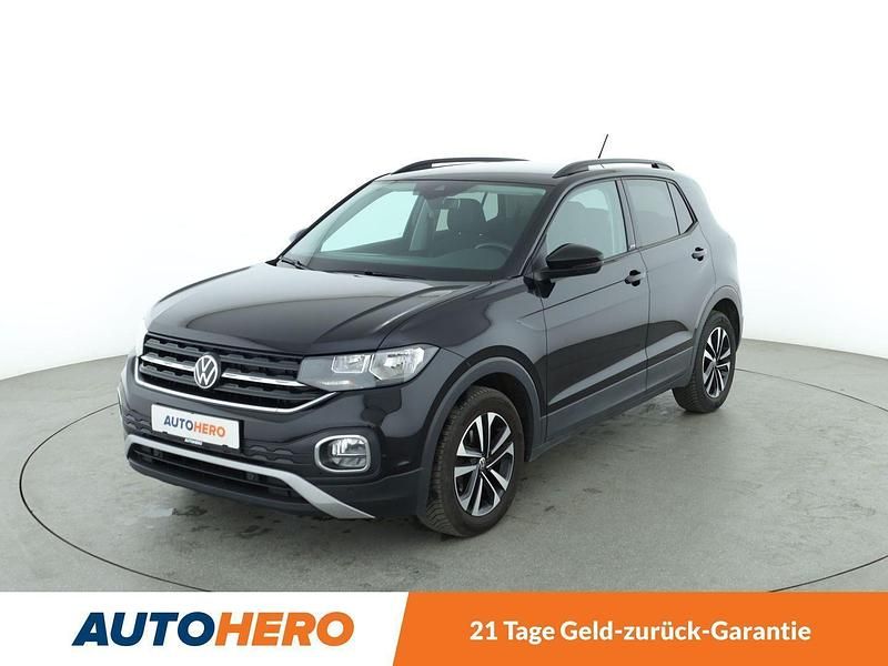 Schwarz Gebraucht 2021 VW T-Cross United SUV | 15.370 € - Bild 1/3