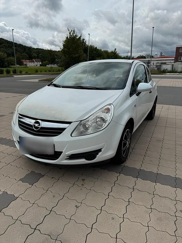 Weiß Gebraucht 2009 Opel Corsa Kleinwagen | 600 € (Superpreis) - Bild 1/4