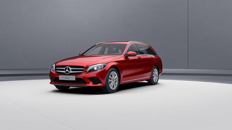 Rot Gebraucht 2019 Mercedes C300 Avantgarde Kombi | 25.870 € (Superpreis) - Bild 1/4