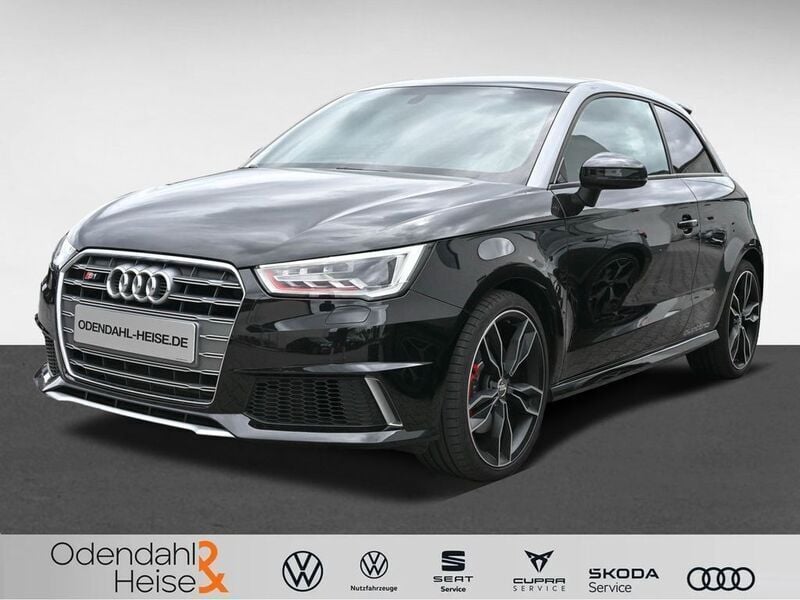 Polsterfarbe: schwarz Gebraucht 2014 Audi S1 Comfort Kleinwagen | 24.380 € - Bild 1/4