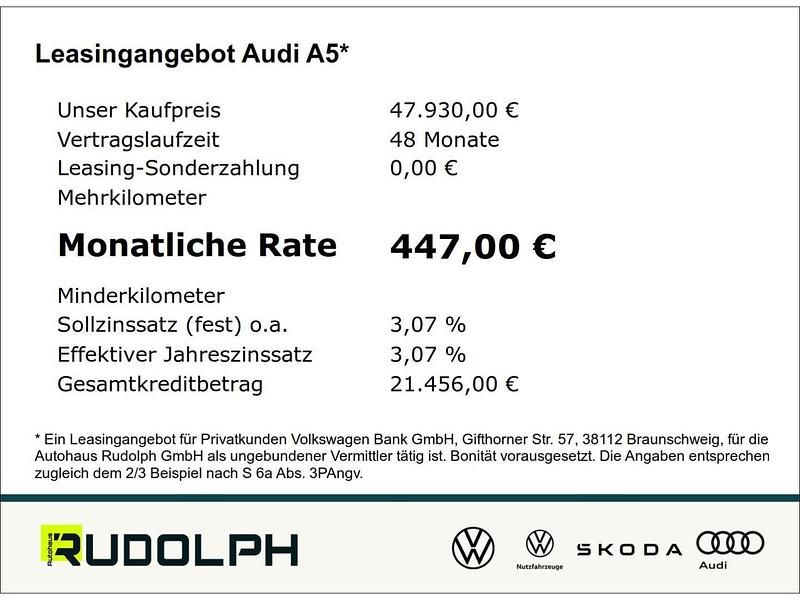 Gebraucht Audi A5 S-Line 204 PS (150 kW) 2025 Daytonagrau perleffekt Limousine