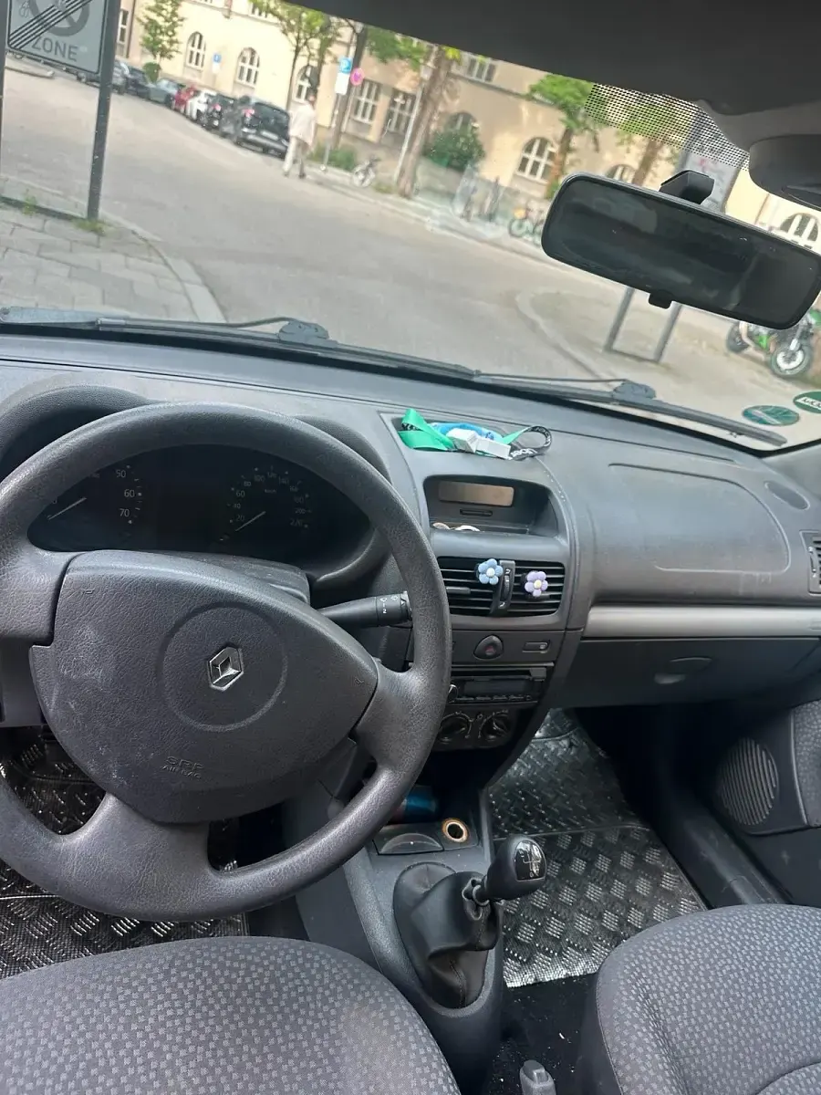Gebraucht Renault Clio II 2007 Schwarz Kleinwagen