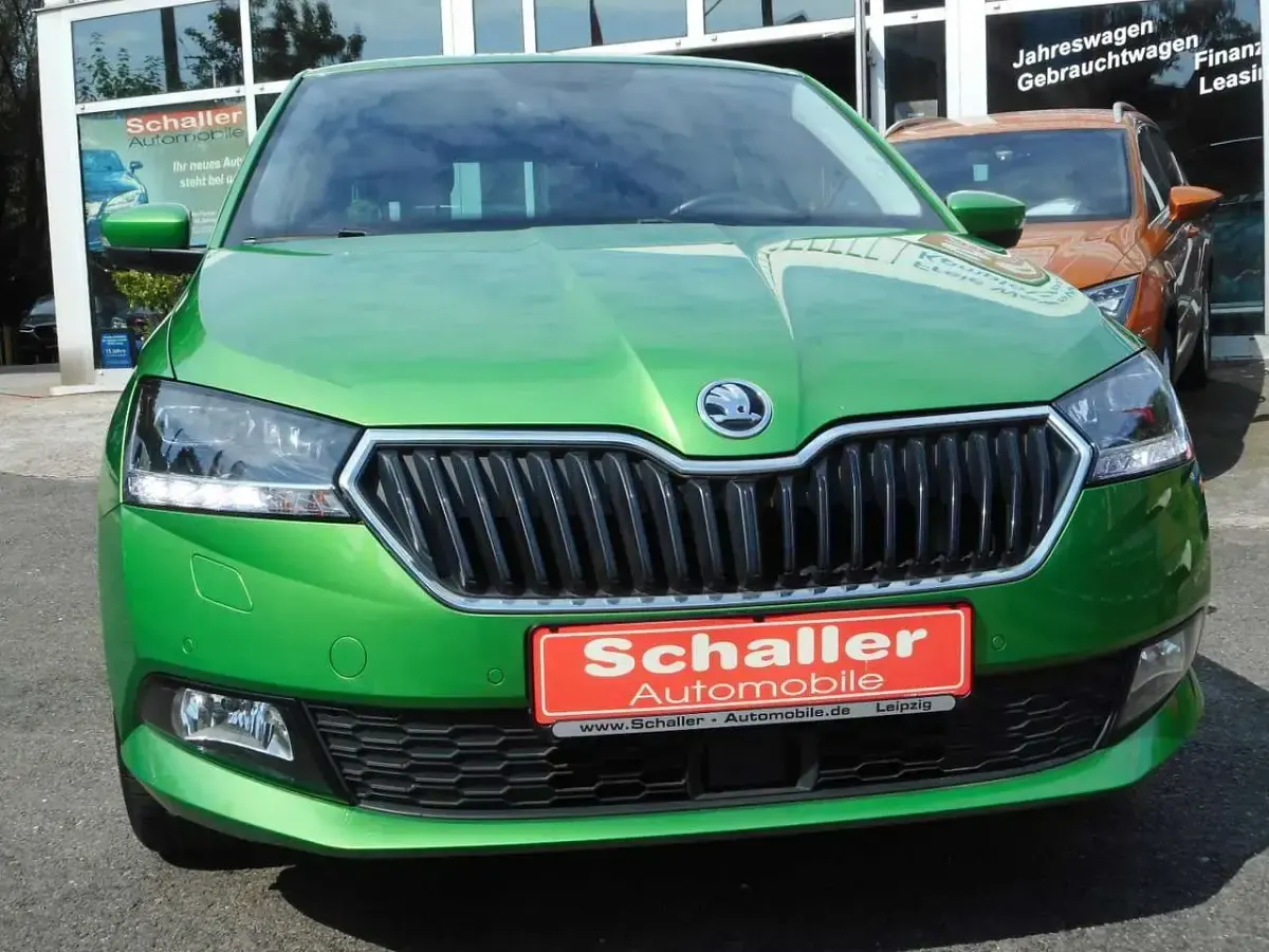 Gebraucht Skoda Fabia Style 110 PS (80 kW) 2019 Rallyegrün metallic Kleinwagen