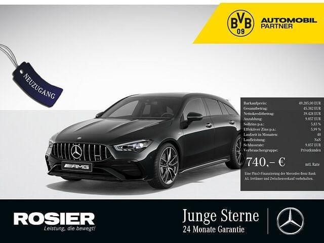 Gebraucht Mercedes CLA35 AMG Advanced Plus 306 PS (225 kW) 2024 Schwarz / kosmosschwarz Kombi