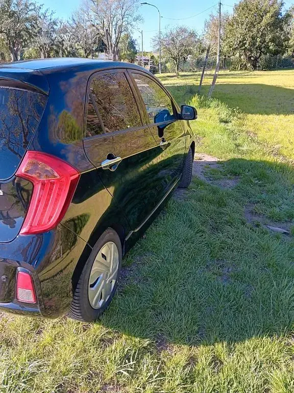 Gebraucht Kia Picanto Intro Edition 86 PS (63 kW) 2015 Schwarz Kleinwagen