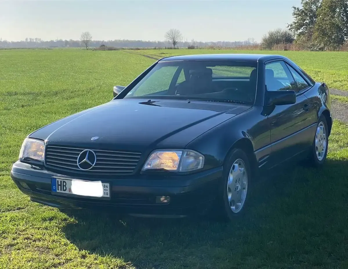 Gebraucht Mercedes SL280 193 PS (141 kW) 1996 Blau Cabrio