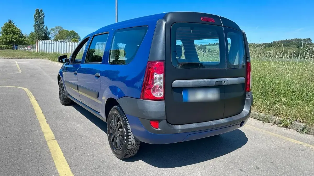 Gebraucht Dacia Logan MCV 75 PS (55 kW) 2008 Blau Van / Kleinbus