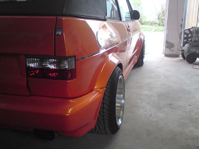 Gebraucht VW Golf Cabriolet 105 PS (77 kW) 1991 Orange Cabrio