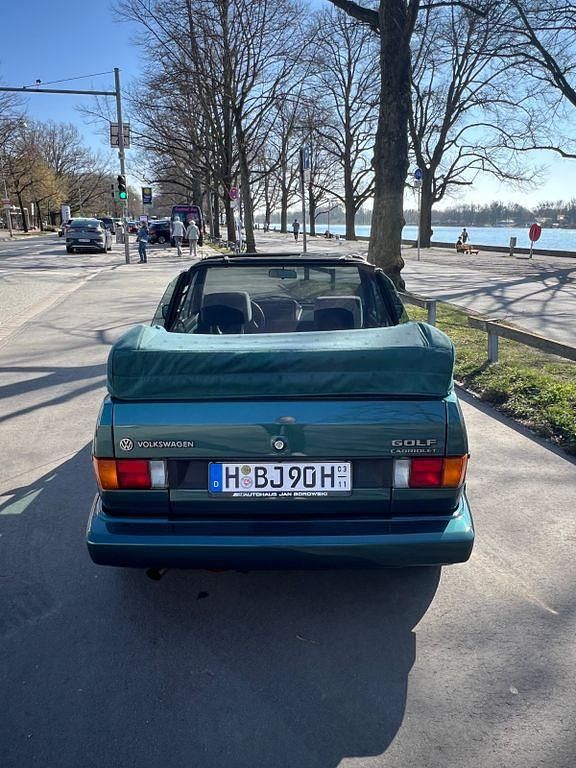Gebraucht VW Golf Cabriolet 98 PS (72 kW) 1990 Grün Cabrio