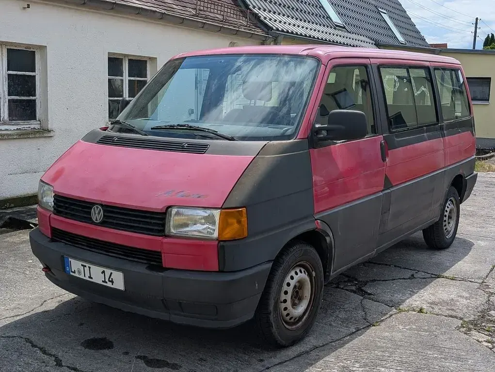 Gebraucht VW Multivan Allstar 110 PS (80 kW) 1993 Rot Van / Kleinbus