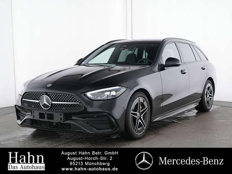Lack obsidianschwarz Gebraucht 2024 Mercedes C180 AMG Kombi | 39.950 € (Etwas zu teuer) - Bild 1/4