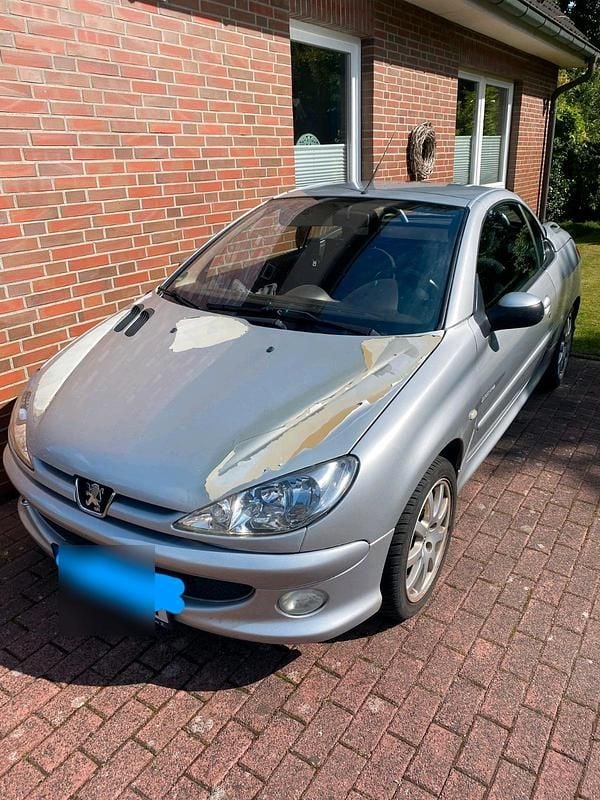 Silber Gebraucht 2004 Peugeot 206 CC Cabrio | 650 € (Superpreis) - Bild 1/4
