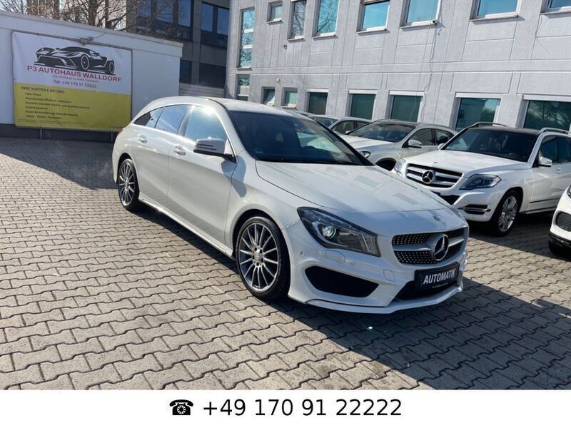 Weiß Gebraucht 2016 Mercedes CLA180 Shooting Brake Kombi | 18.490 € (Guter Preis) - Bild 1/4