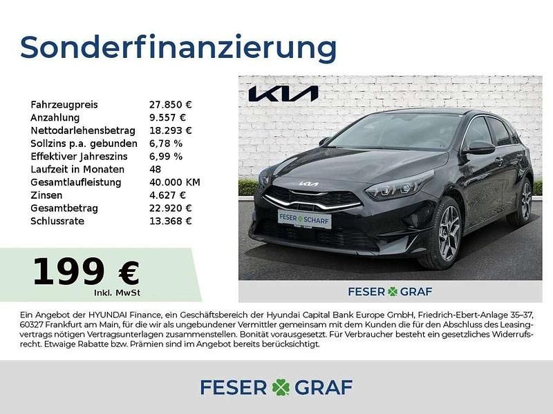 Gebraucht Kia Ceed Style 140 PS (102 kW) 2025 Zilinaschwarz Kleinwagen